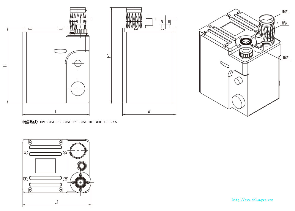 LYWMGϵ��PE-120L��ˮ���������b�ߴ�